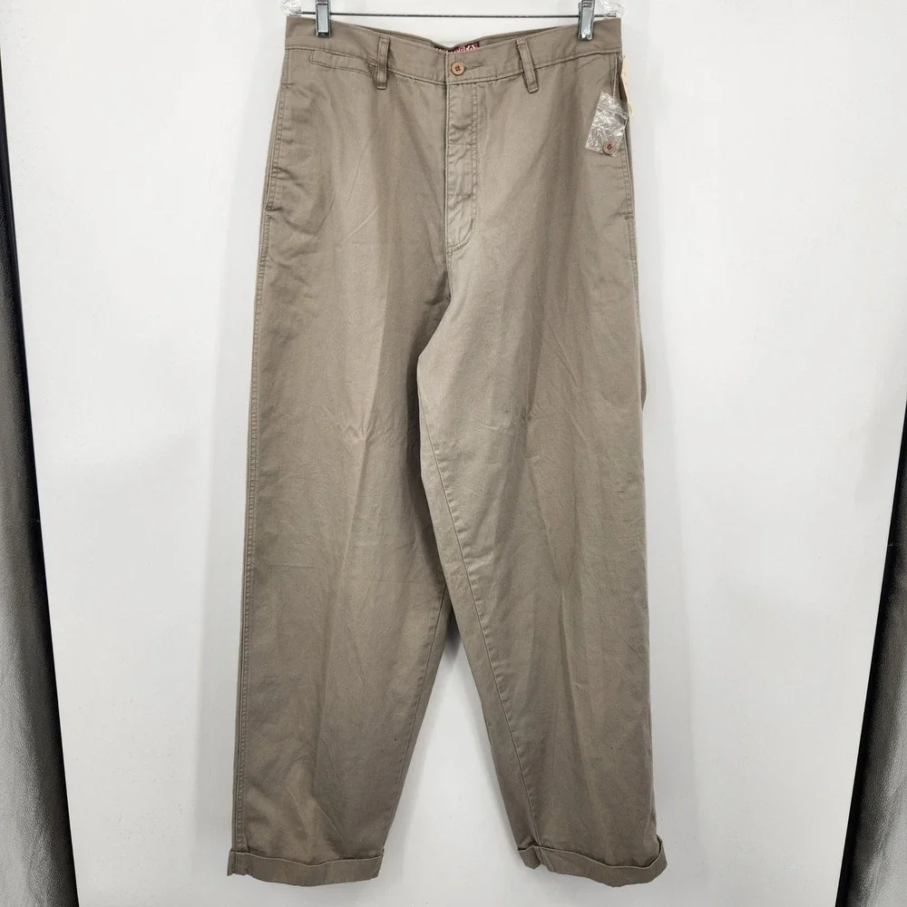 NWT Vintage Introspect Umungus Baggy Khaki Pants 90s Skate Streetwear 34x34 Y2K